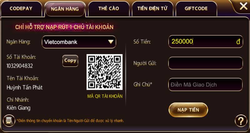 Nap tien sunwin