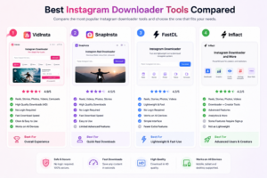 Comparison of popular Instagram Downloader Tools in 2026
