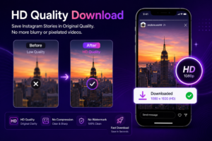 HD Instagram Story download with original quality