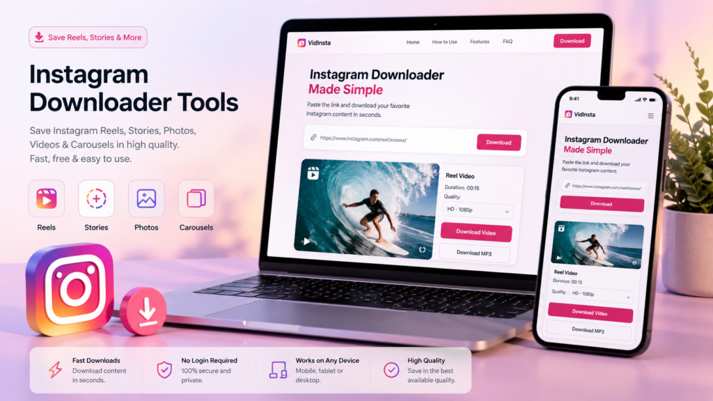 Best Instagram Downloader Tools for saving Reels and Stories in 2026