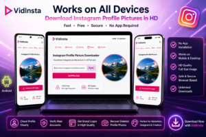 Instagram profile picture downloader on mobile and desktop