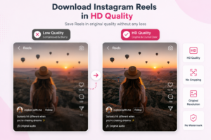 HD Instagram Reel download without quality loss