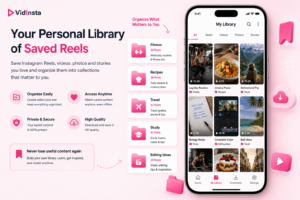 Organized collection of saved Instagram Reels