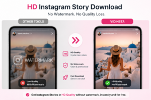 HD Instagram Story Download without watermark or quality loss