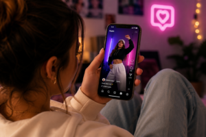 Mobile users using Instagram video downloader online tools
