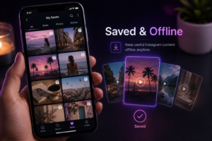 Save Instagram content for offline viewing