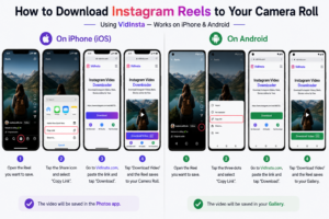 How to download Instagram Reels to Camera Roll on iPhone and Android using VidInsta