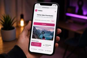 TikMate TikTok downloader optimized for mobile users