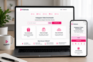 VidInsta Instagram downloader platform in 2026