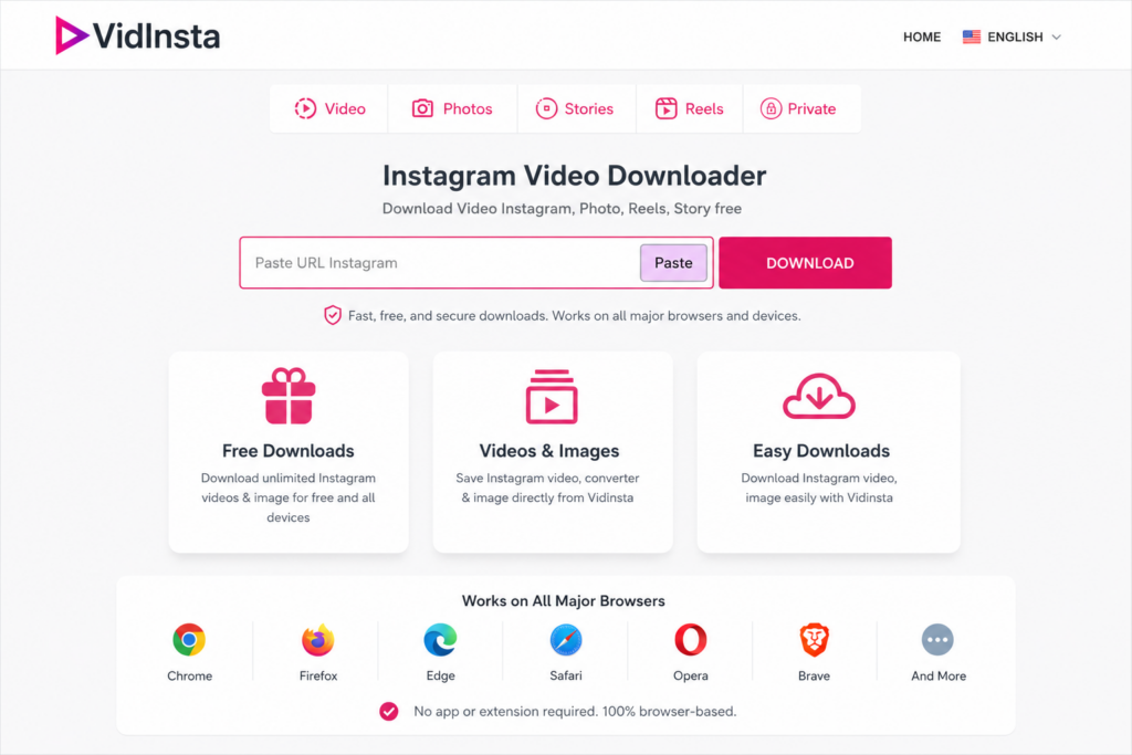 Download IGTV video using an online downloader